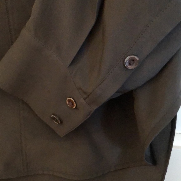 Vince grey silk blouse - Picture 3 of 5